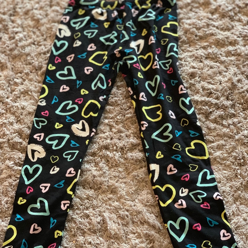 Brand New Girls DotDot Smile Heart Leggings